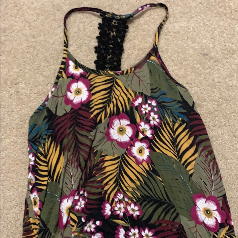Floral tank top